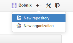 GitHub new repository button